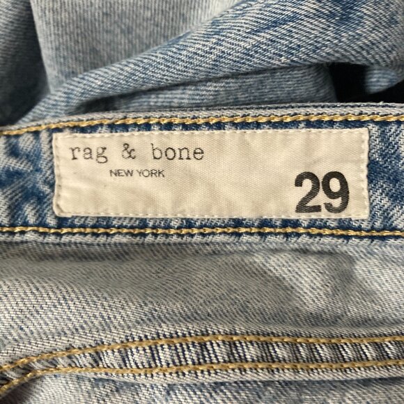 Rag & Bone Alex High Rise Straight Jean Lucy Wash Size 29 - Picture 6 of 10